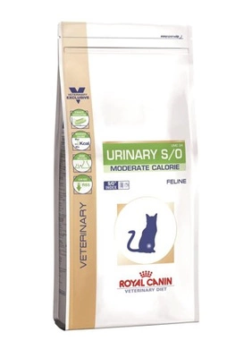 ROYAL CANIN Urinary S/O Moderate Calorie Feline UMC 34 3,5kg + ENZO VET šlapalas su jautiena želė katėms 3x100g