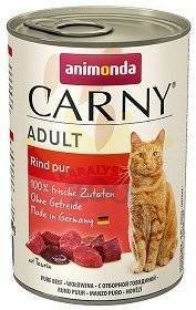 ANIMONDA Cat Carny Adult skonis: jautiena 400g x12