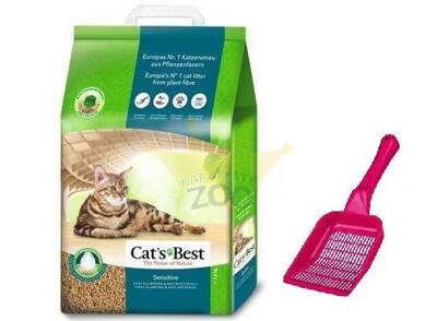 JRS Cats Best Sensitive 20l / 7,2kg+ Šiukšlių semtuvėlis