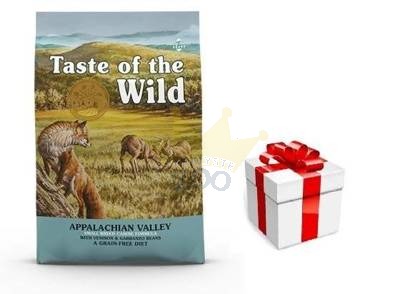 Taste of the Wild Appalachian Valley Small Breed 5,6kg + STAIGMENA ŠUNUI