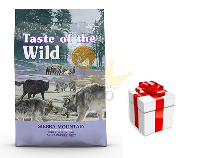 Taste of the Wild Sierra Mountain 5,6 kg + STAIGMENA ŠUNUI