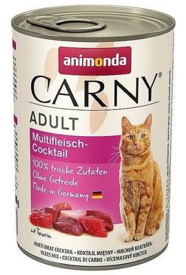 ANIMONDA Cat Carny Adult skonis: įvairių rūšių mėsos kokteilis 400g x6
