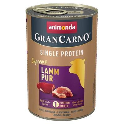 ANIMONDA GranCarno Single Protein Supreme Adult Dog Lamb 6x400g 