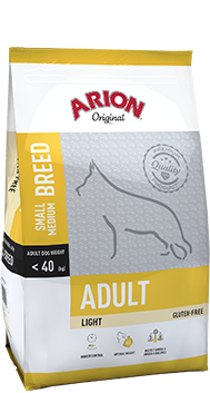 ARION Original Adult Small/Medium Breed Light 12kg + Pet Nova Medvilninė virvė 17cm