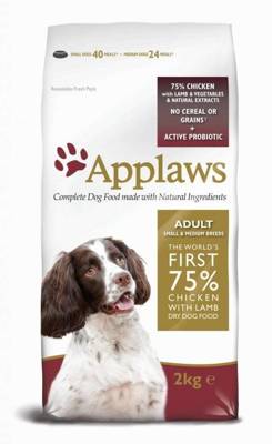 Applaws Dog Adult Small&Medium vištiena su ėriena 2kg