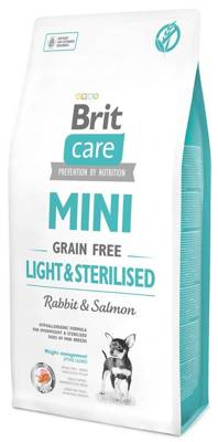 BRIT CARE Mini Grain-Free Light&Sterilised 400g
