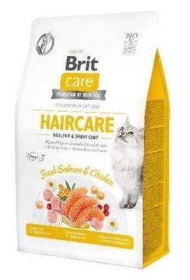 BRIT Care Cat Grain-Free Haircare 400g + Brit Care 85g paketėlis NEMOKAMAI!!!