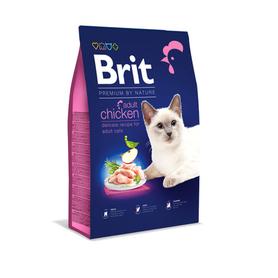 BRIT Premium By Nature Adult Cat Chicken 8kg