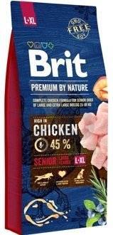 BRIT Premium By Nature Senior L+XL 15kg+Foresto Antkaklis šunims virš 8kg - 3% PIGIAU