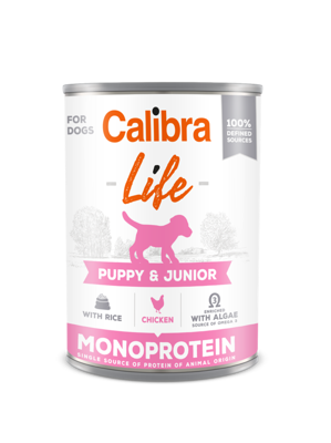 CALIBRA Dog Life Puppy & Junior Chicken 400g