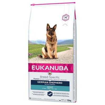 EUKANUBA Adult German Shepherd 12kg + STAIGMENA ŠUNUI