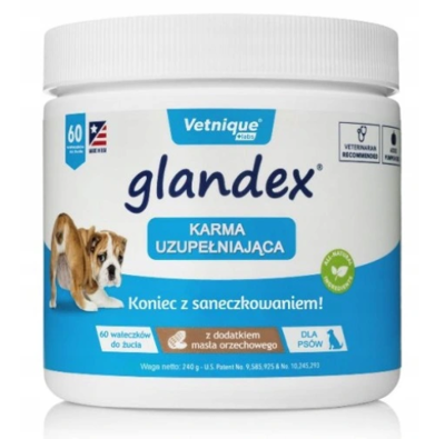 GLANDEX tabletės 60 vnt., skirtos tarpvietės liaukoms