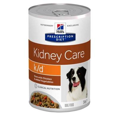 HILL'S PD Prescription Diet Canine k/d vištiena (troškinta) 354g skardinė