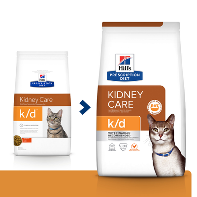 Hill's Prescription Diet k/d Feline - Kačių inkstų ligos 1,5kg