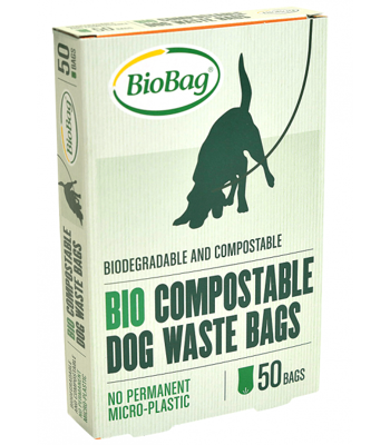 Maišeliai šunų išmatoms, "BioBag Dog", 100 % biologiškai suyrantys ir kompostuojami, 20x32 cm, 50 vnt., BioBag