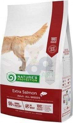 NATURES PROTECTION Extra Salmon 12kg + STAIGMENA ŠUNUI