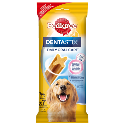 PEDIGREE DentaStix (didelės veislės) dantų priežiūros skanėstas šunims 7 vnt. - 270g