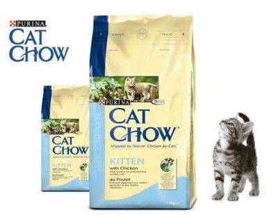 PURINA Cat Chow kačiukų ėdalas su vištiena 1,5kg