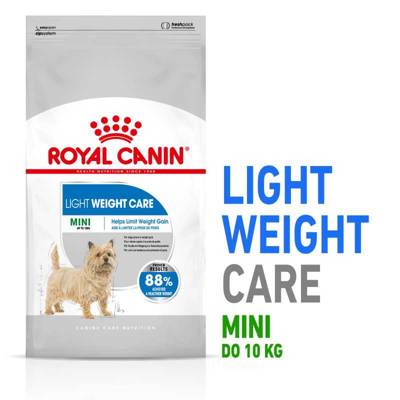 ROYAL CANIN CCN Mini Light Weight Care 3 kg sausas ėdalas suaugusiems mažų veislių šunims, turintiems polinkį į antsvorį