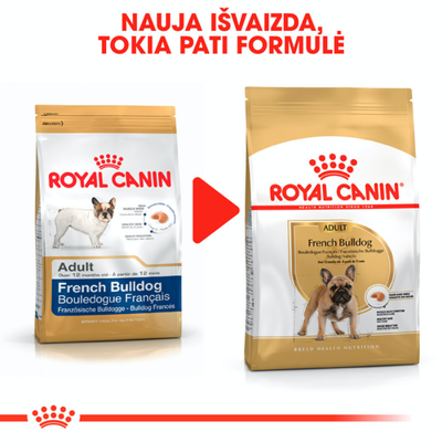 ROYAL CANIN French Bulldog Adult 1,5 kg sausas ėdalas suaugusiems prancūzų buldogų veislės šunims