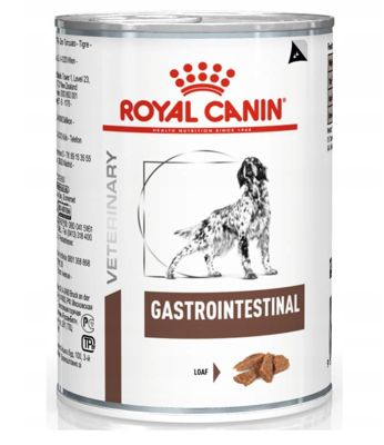 ROYAL CANIN Gastro Intestinal GI25 400g skardinė PIES