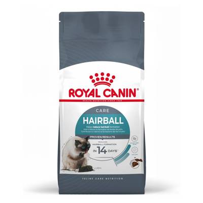 ROYAL CANIN Hairball Care 400g sausas ėdalas suaugusioms katėms, skirtas plaukų kamuoliukų naikinimui