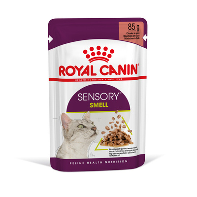 ROYAL CANIN Sensory Smell drėgnas maistas, gabalėliai padaže 85g