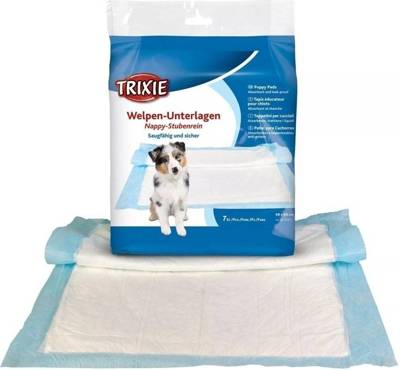 TRIXIE sauskelnės Puppy Pad higieniniai įklotai šuniukams 40x60cm - 50 vnt