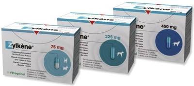 VETOQUINOL Zylkene 225mg - 10 tablečių šunims sverantiems 10-30 kg