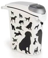 CURVER PetLife10kg šunų ėdalo laikymo konteineris 10kg23.2x49.7x50.3cm