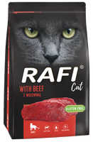 DOLINA NOTECI Rafi Cat sausas kačių ėdalas su jautiena 7kg