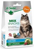 Dr. Seidel skanėstų mišinys 2in1 gaiviam burnos kvapui ir detoksikacijai katėms 60g